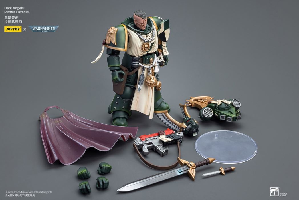 Black Templar Redeemer Dreadnought / Emperor Warrior Rolandes / Dark Angel Lazarus Mentor 1/18