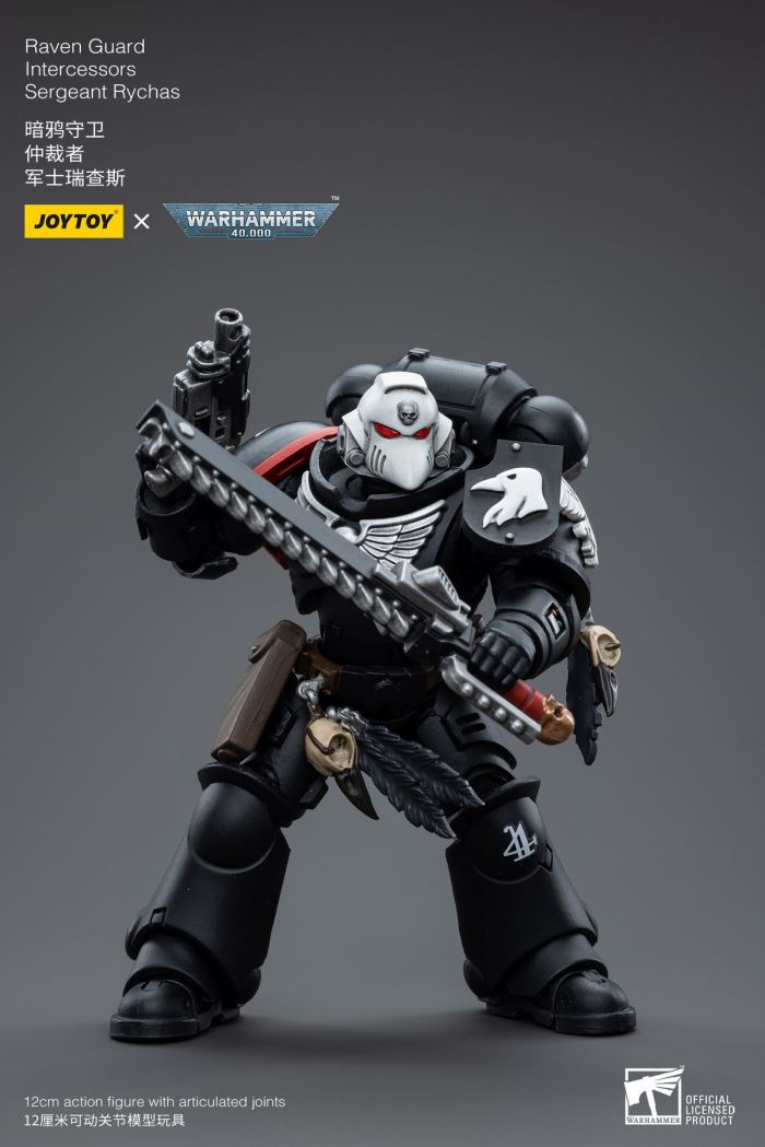 Ultramarines Primaris Lieutenant Agaranth/Jump Pack Captain/Raven Arbiter Sergeant Richas 1/18