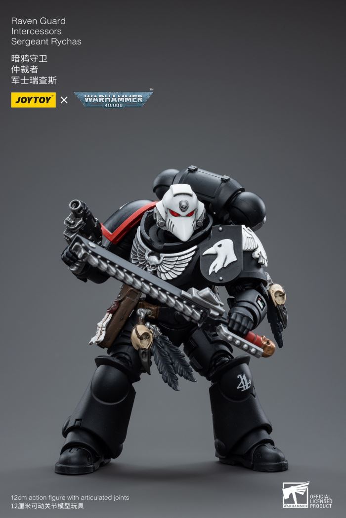 Ultramarines Primaris Lieutenant Agaranth/Jump Pack Captain/Raven Arbiter Sergeant Richas 1/18