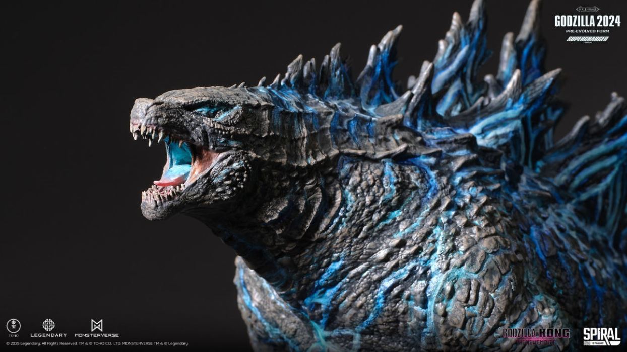 Hall of Fame Godzilla 2024 Pre-evolved Form (Supercharged Version) statue