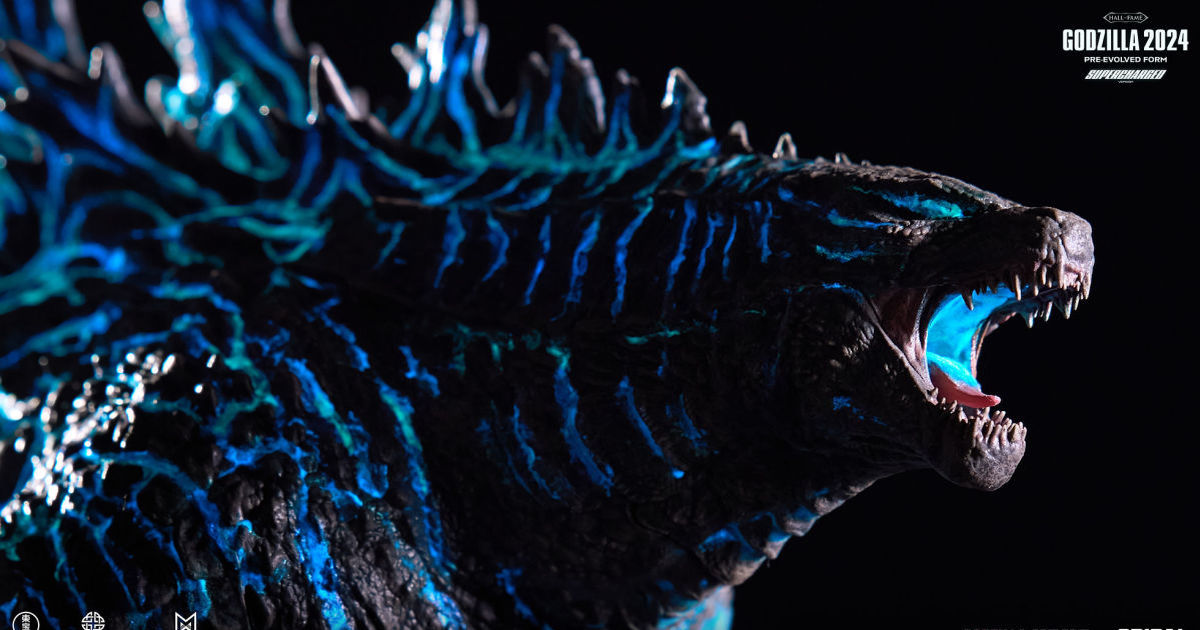Hall of Fame Godzilla 2024 Pre-evolved Form (Supercharged Version) statue