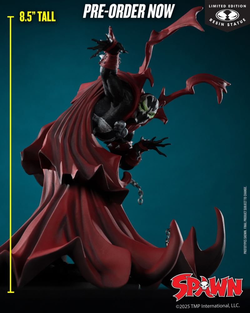 Spawn Inspired by the Art of Greg Capullo (Black White & Red All Over) 1/10
