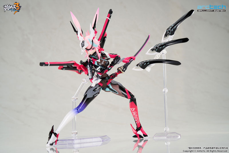 ARCTECH Posable Series Honkai Impact 3rd Sakura Yae Darkbolt Jonin Neon Shade Ver