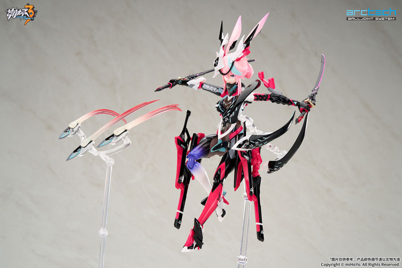 ARCTECH Posable Series Honkai Impact 3rd Sakura Yae Darkbolt Jonin Neon Shade Ver