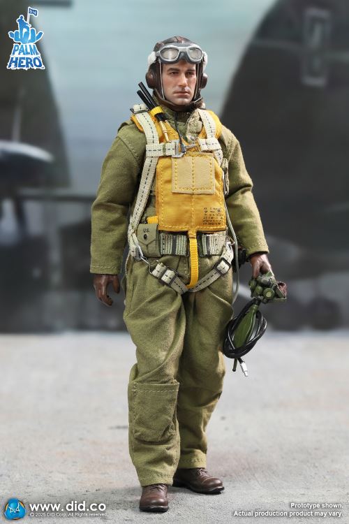 Captain Leif, a pilot of the U.S. Army Air Force in World War II 1/12