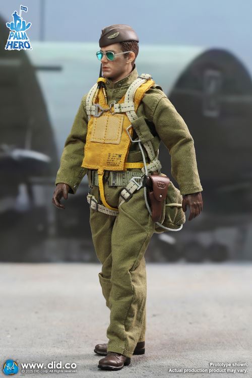 Captain Leif, a pilot of the U.S. Army Air Force in World War II 1/12