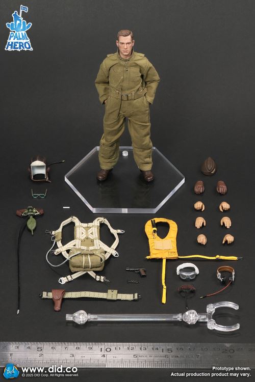 Captain Leif, a pilot of the U.S. Army Air Force in World War II 1/12