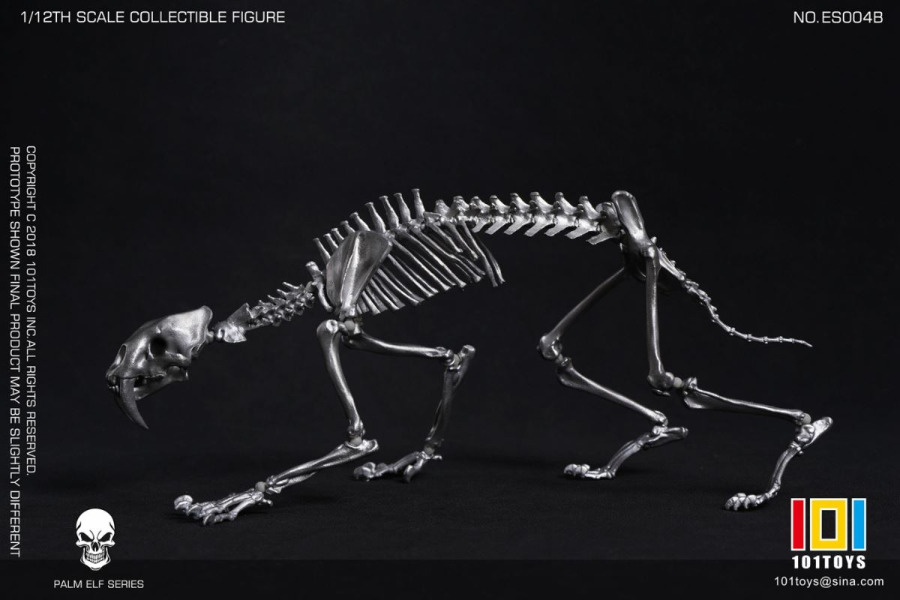 Pocket Elf Series - Sabre-toothed Tiger Skeleton Body 1/12