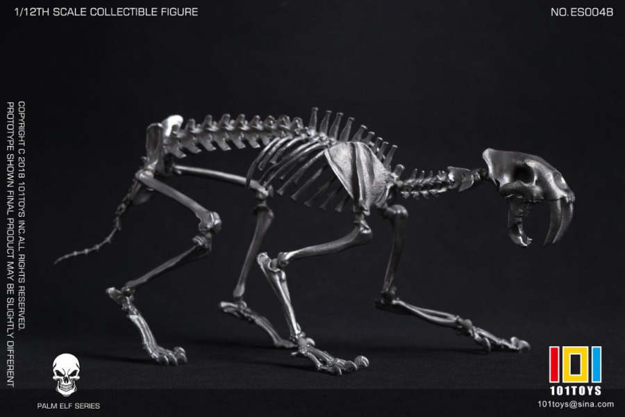 Pocket Elf Series - Sabre-toothed Tiger Skeleton Body 1/12