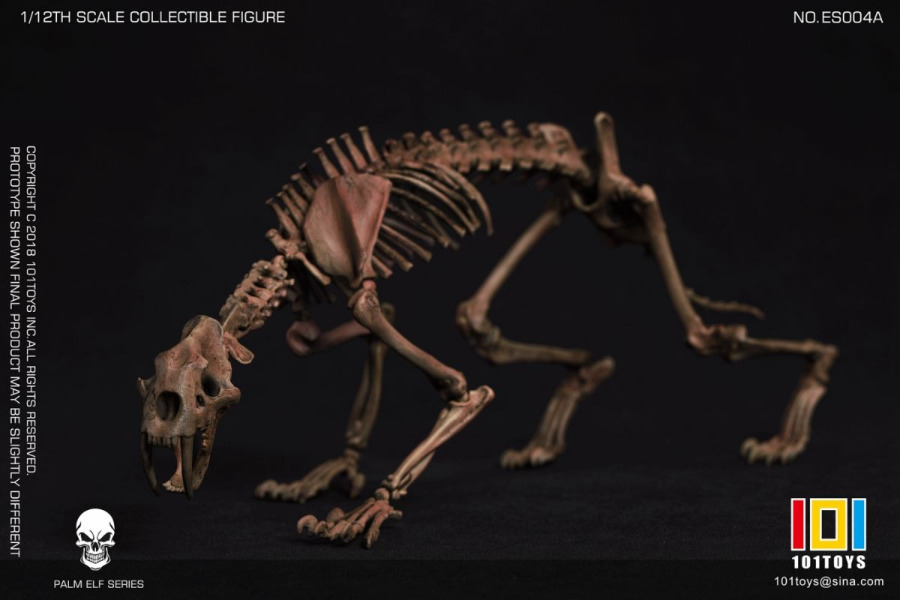 Pocket Elf Series - Sabre-toothed Tiger Skeleton Body 1/12