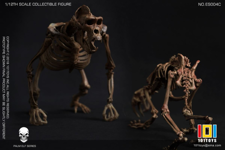 Pocket Elf Series - Sabre-toothed Tiger Skeleton Body 1/12