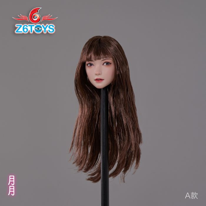 Asian beauty head sculpture 1/6