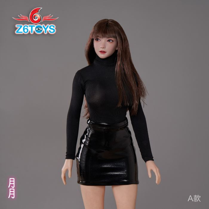 Asian beauty head sculpture 1/6