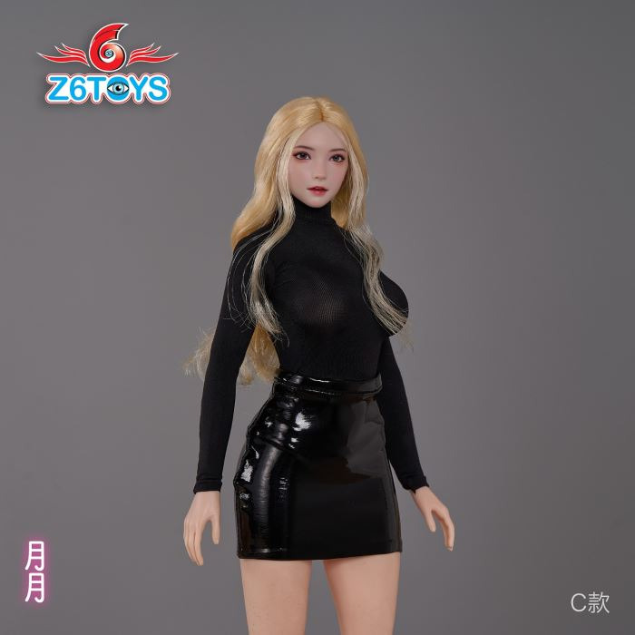 Asian beauty head sculpture 1/6