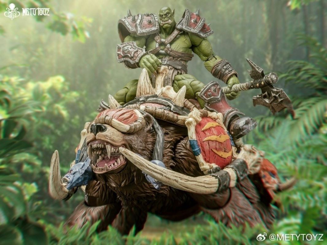 World of Warcraft War Armor Giant Bear Series Mount Model