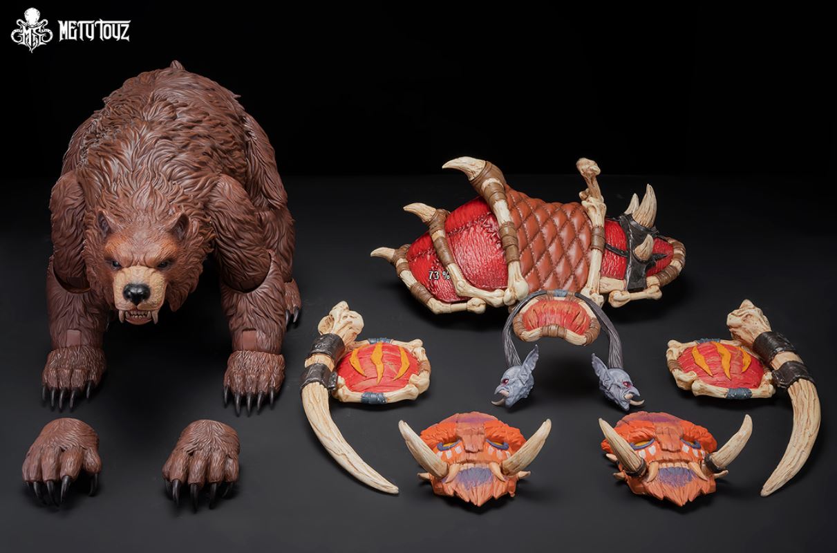 World of Warcraft War Armor Giant Bear Series Mount Model