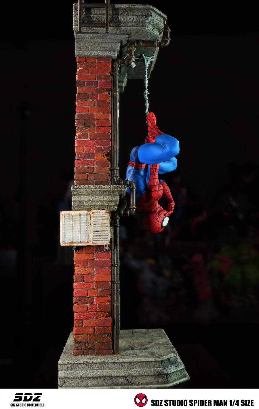 Upside-down Spider-Man