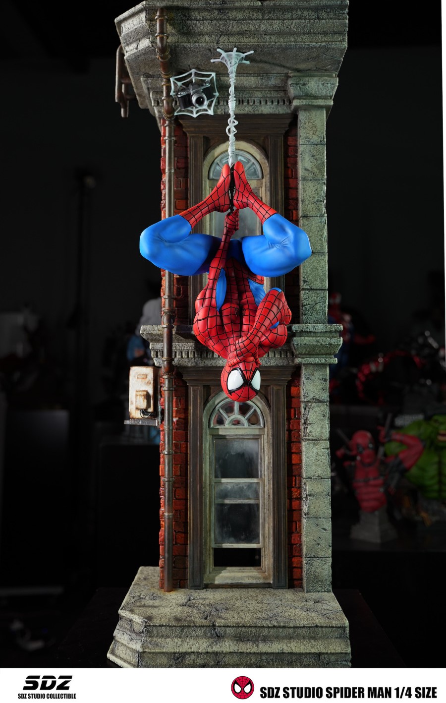 Upside-down Spider-Man