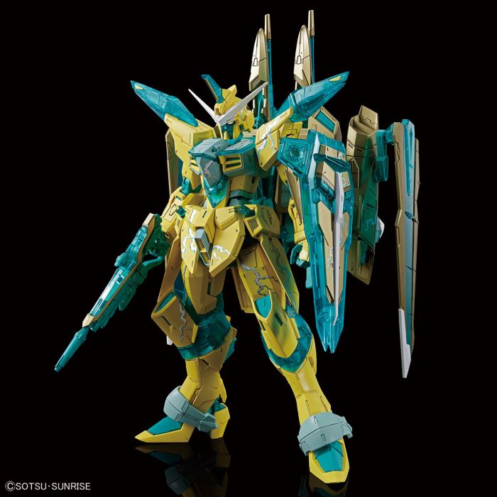 MG 1/100 Justice Gundam [CROSS CONTRAST COLORS / CLEAR GREEN]