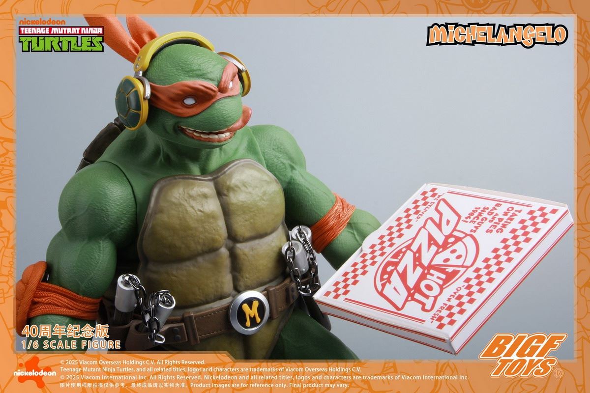 TNMT Michelangelo 40th Anniversary Edition 1/6