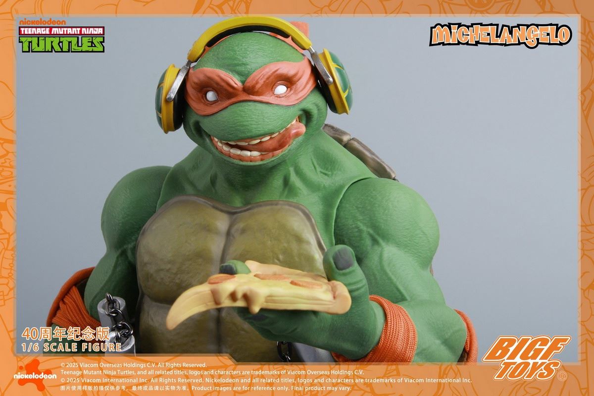 TNMT Michelangelo 40th Anniversary Edition 1/6
