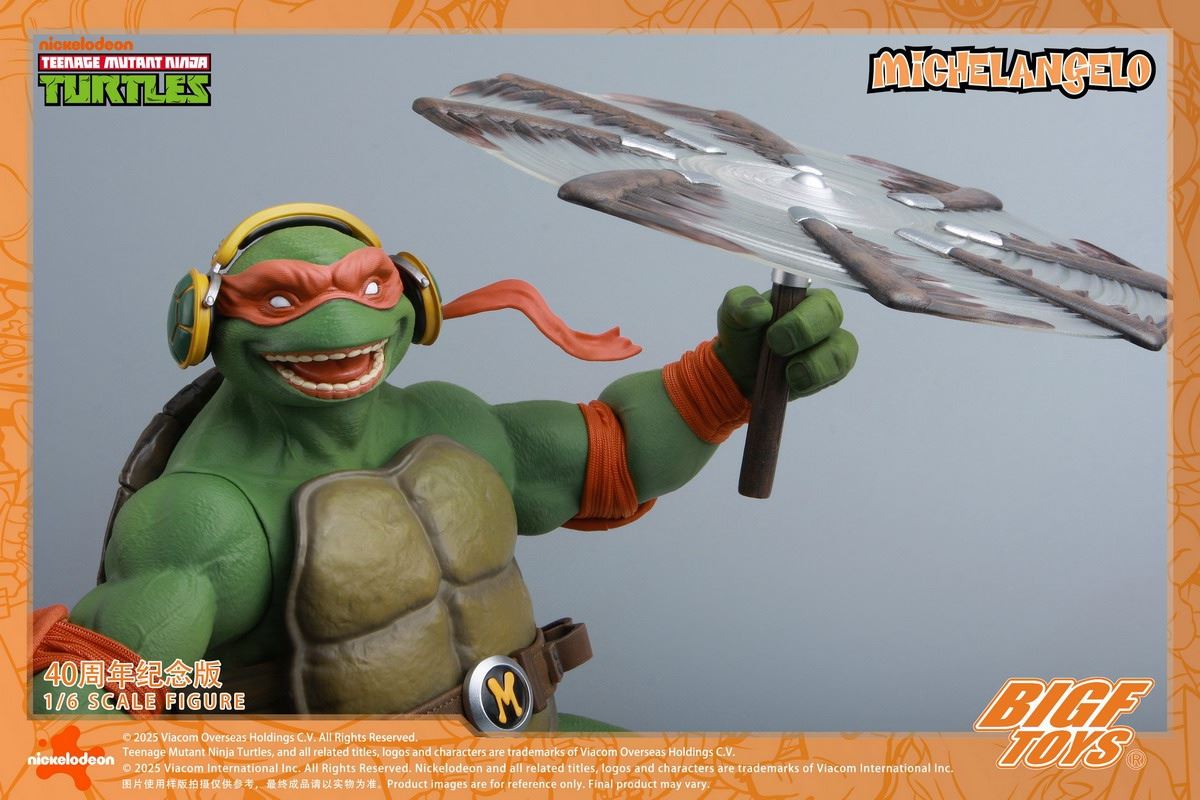 TNMT Michelangelo 40th Anniversary Edition 1/6