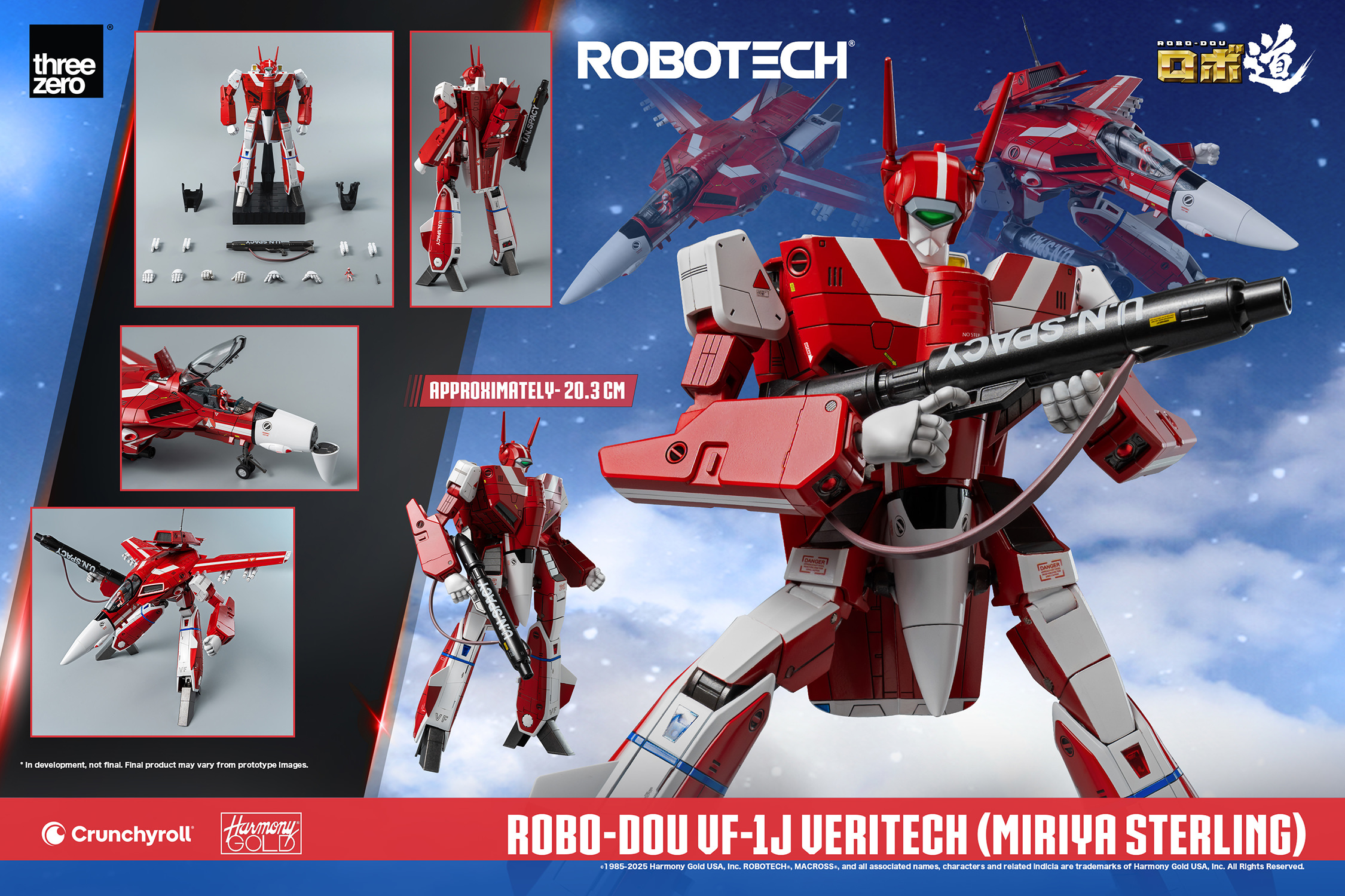 ROBO-DOU ROBOTECH VF-1J Veritech (Miriya Sterling)
