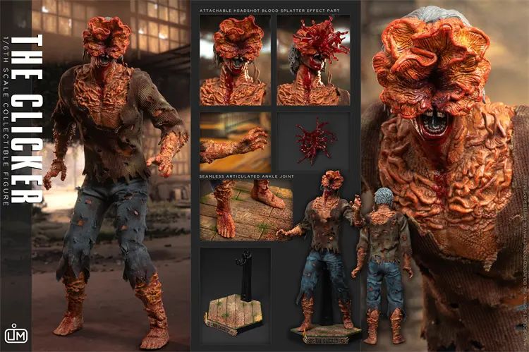 Joel & Ellie & Clicker - The Last of Us [LIM013] 1/6