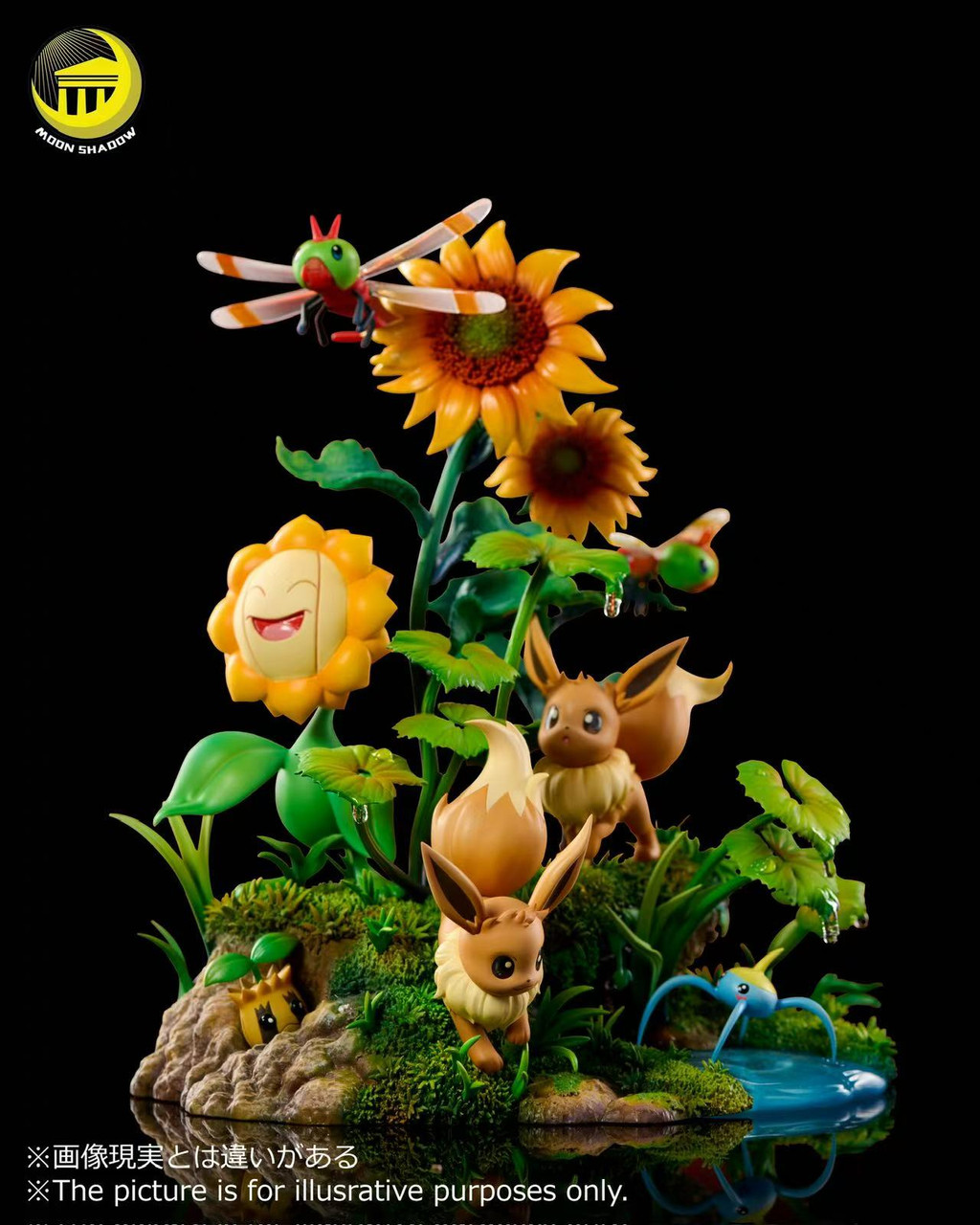Pikachu & Eevee Natural scene