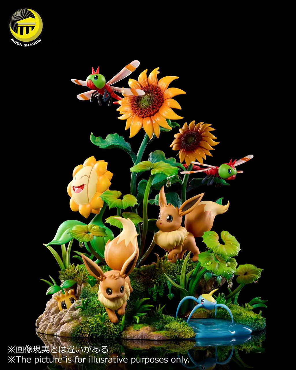 Pikachu & Eevee Natural scene