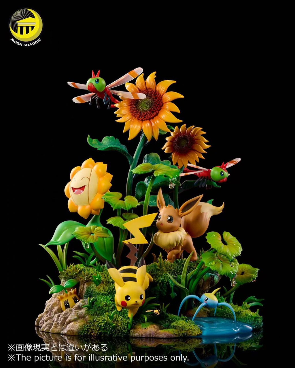 Pikachu & Eevee Natural scene