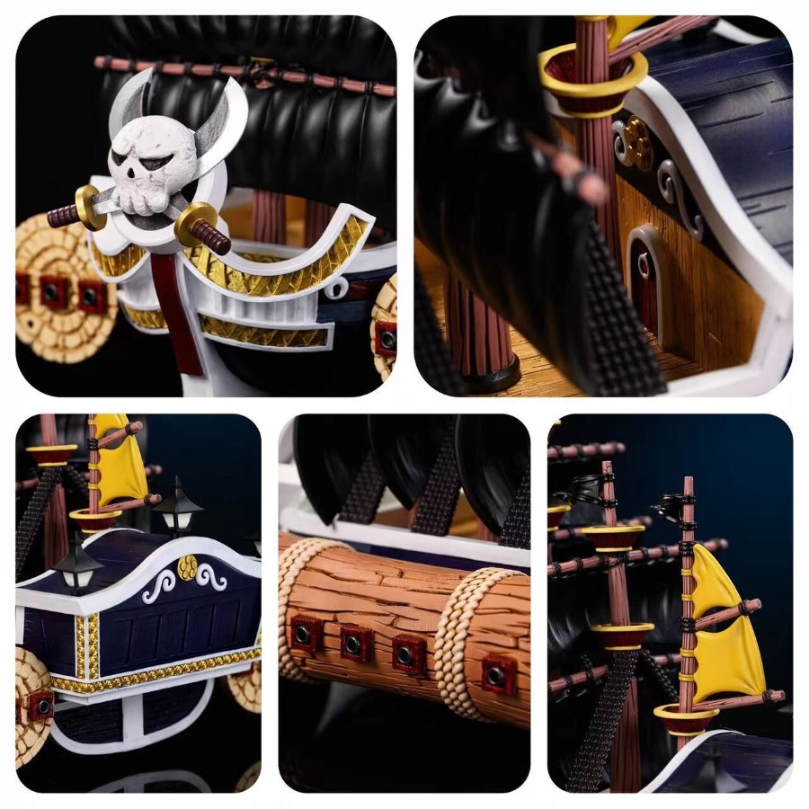 Blackbeard Pirate Ship Sword of the Gebek - One Piece
