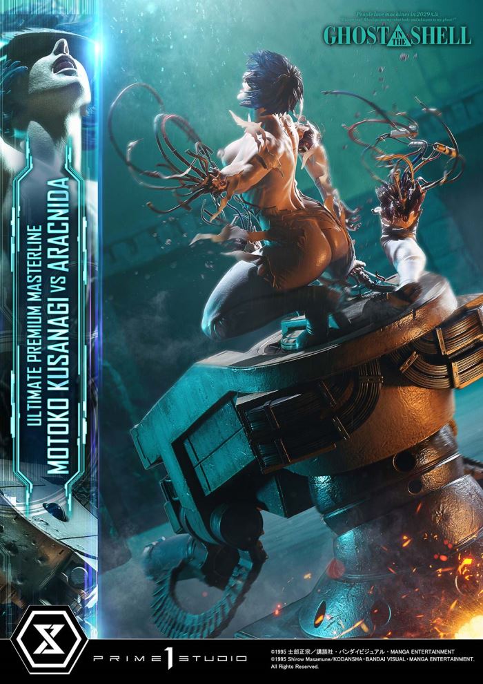 Motoko Kusanagi VS Arachnida - GHOST IN THE SHELL