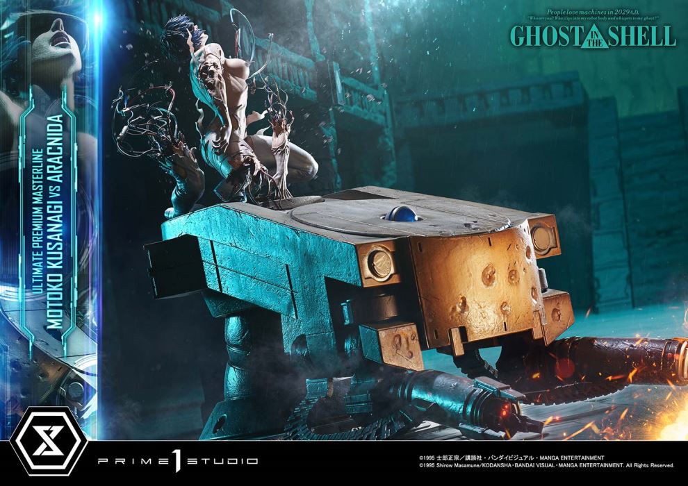 Motoko Kusanagi VS Arachnida - GHOST IN THE SHELL