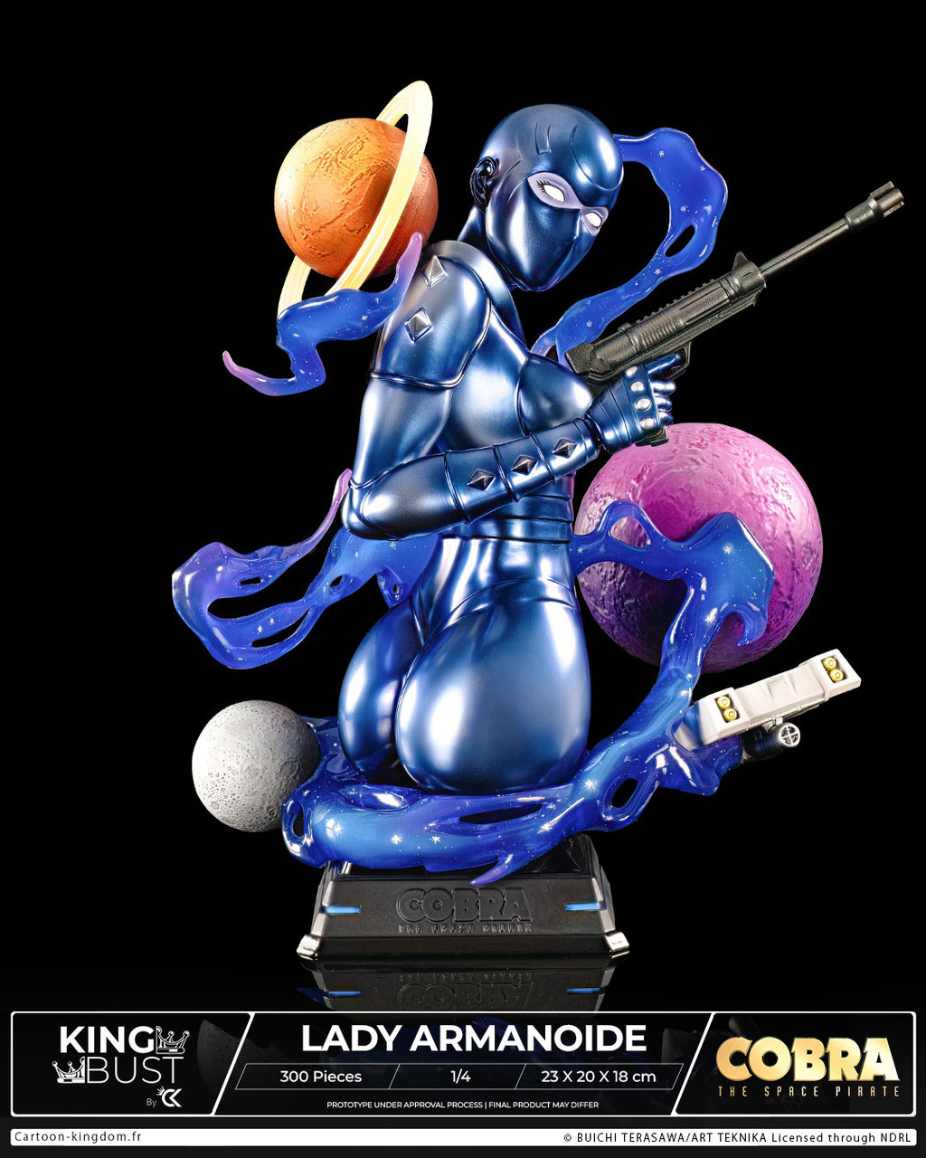The space pirate Cobra Lady Armanoide Bust 1/6