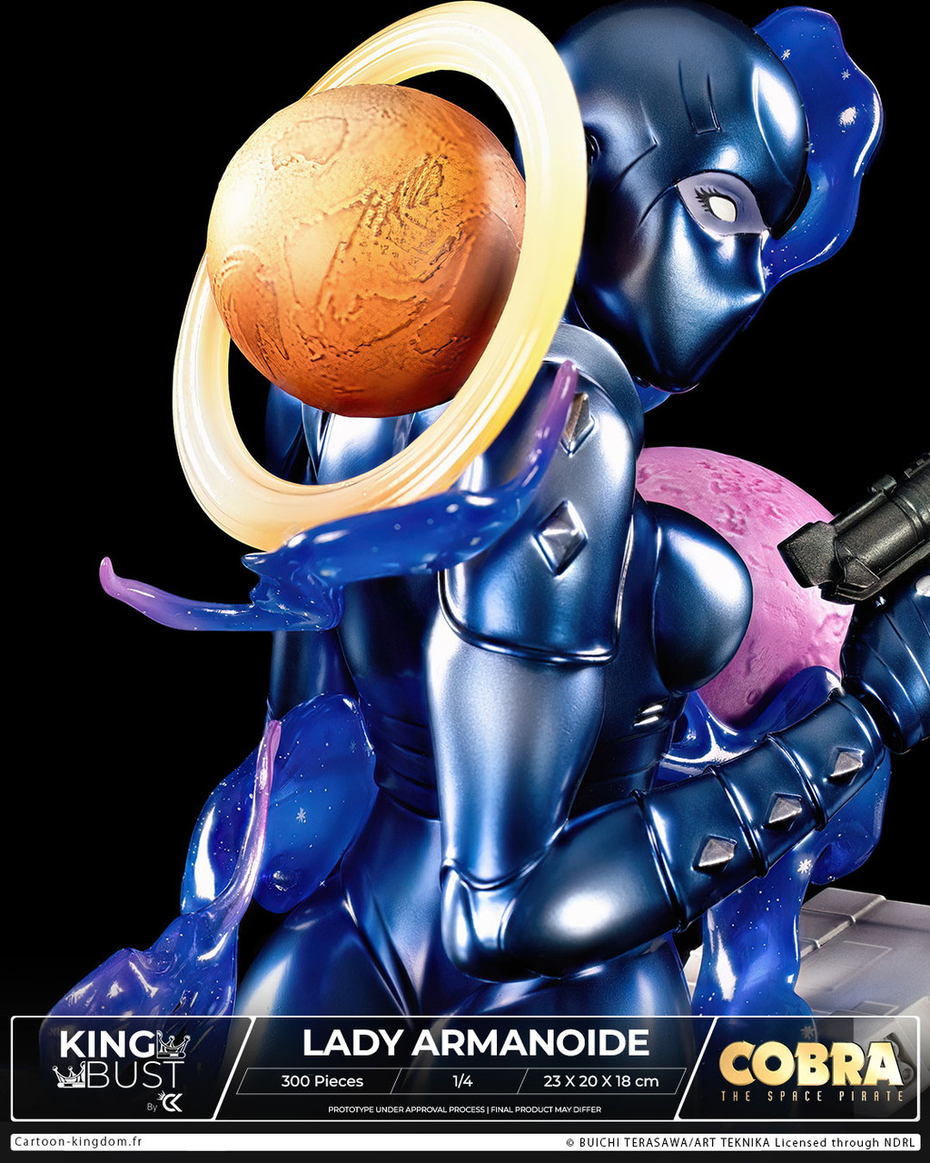 The space pirate Cobra Lady Armanoide Bust 1/6