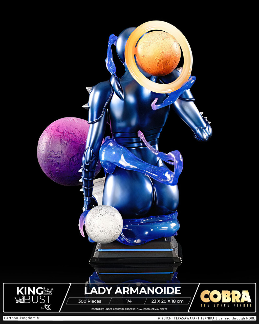 The space pirate Cobra Lady Armanoide Bust 1/6
