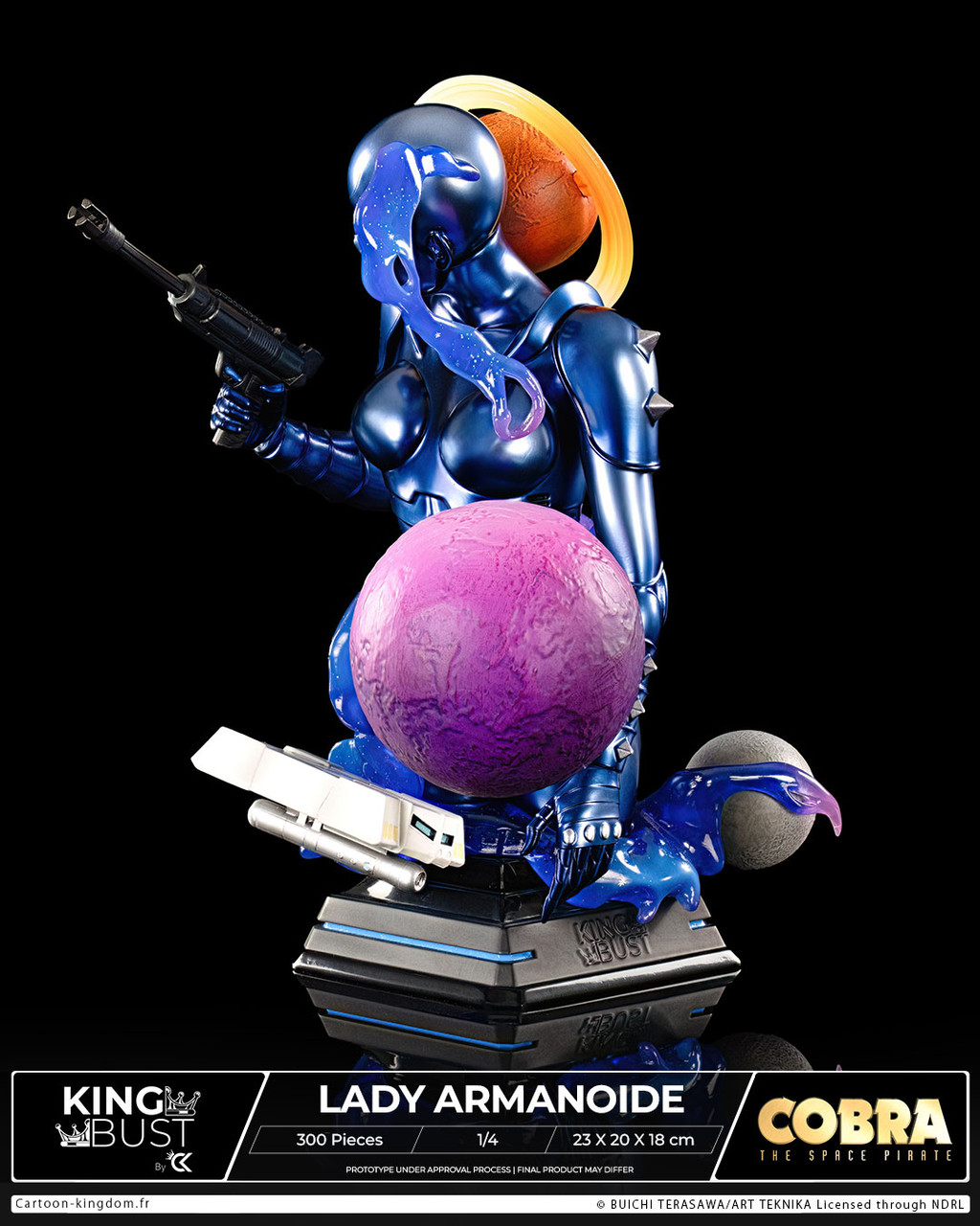 The space pirate Cobra Lady Armanoide Bust 1/6