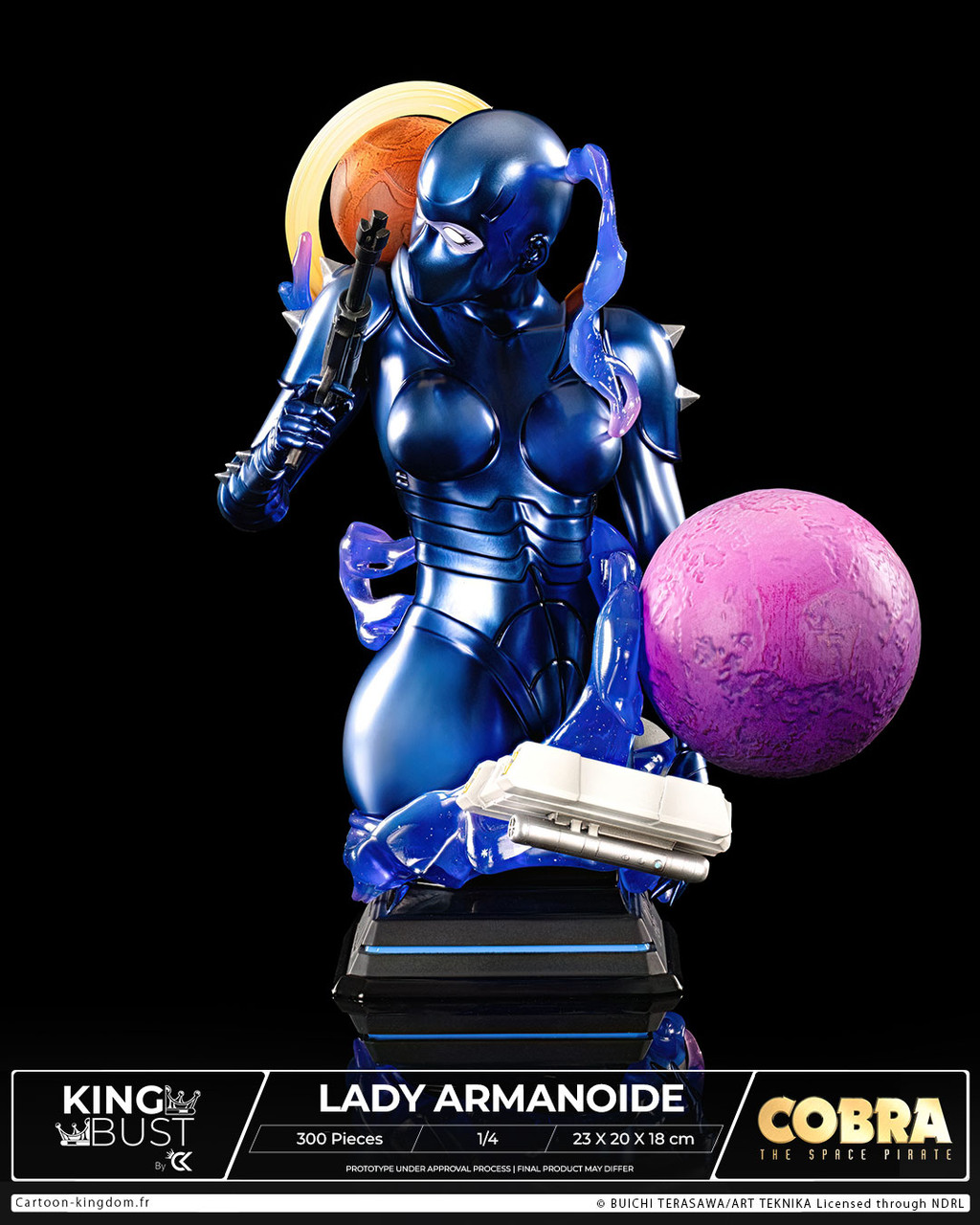 The space pirate Cobra Lady Armanoide Bust 1/6