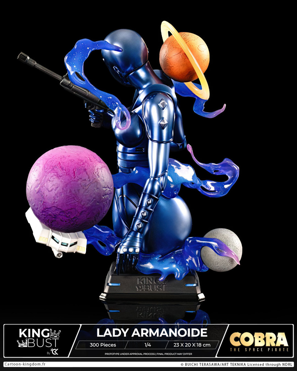 The space pirate Cobra Lady Armanoide Bust 1/6