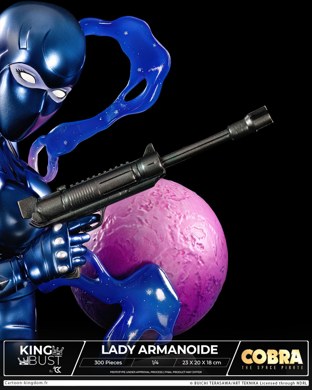 The space pirate Cobra Lady Armanoide Bust 1/6
