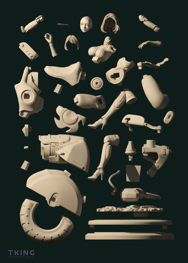 Lucy GK White Model - Cyberpunk: Edgerunners