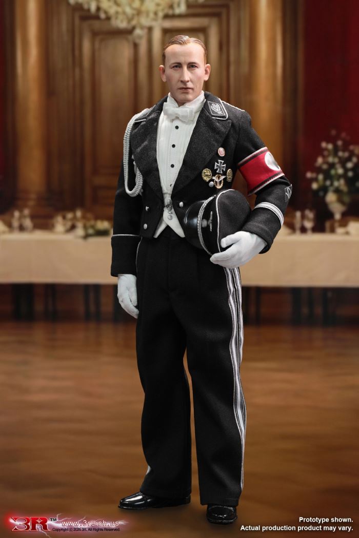 WWII German SS General Reinhard Heydrich (Black Dress Version) 1/6