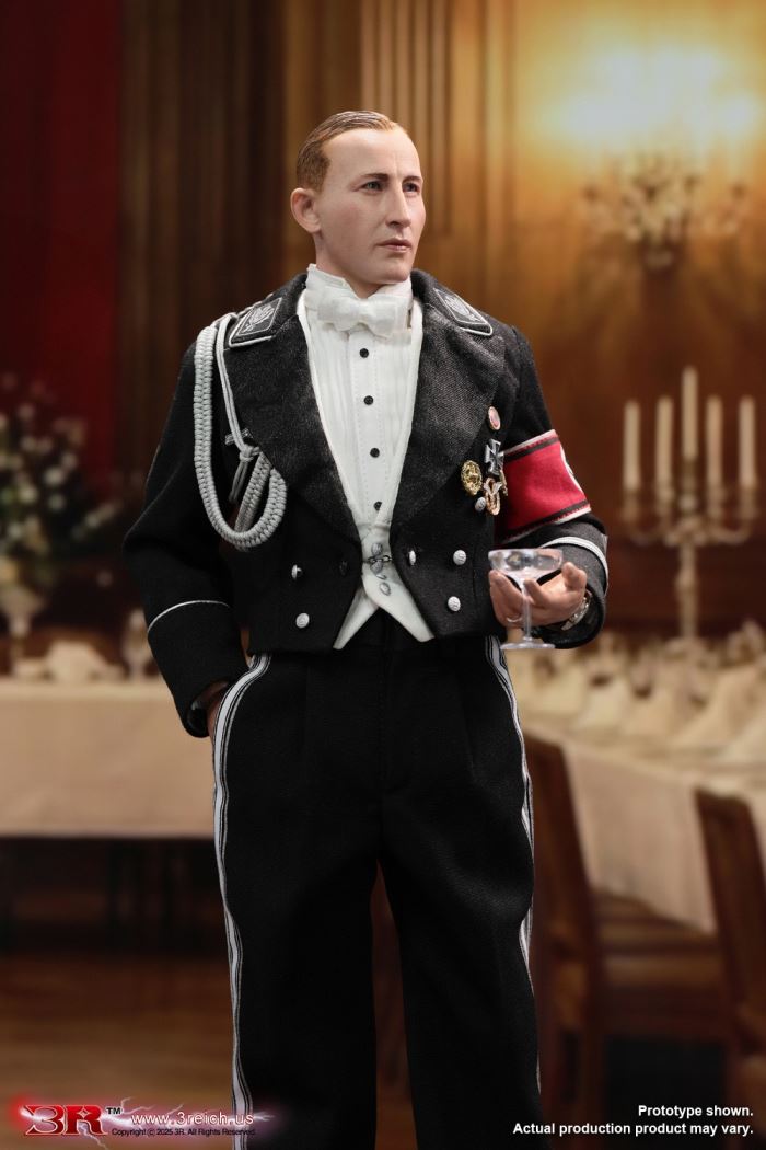 WWII German SS General Reinhard Heydrich (Black Dress Version) 1/6