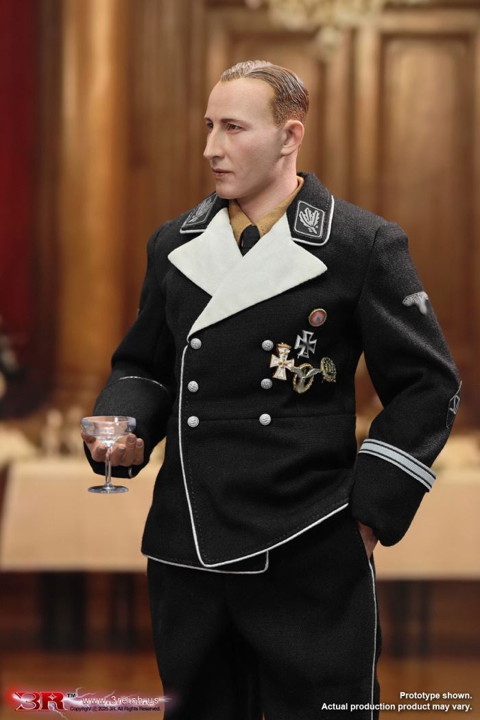 WWII German SS General Reinhard Heydrich (Black Dress Version) 1/6