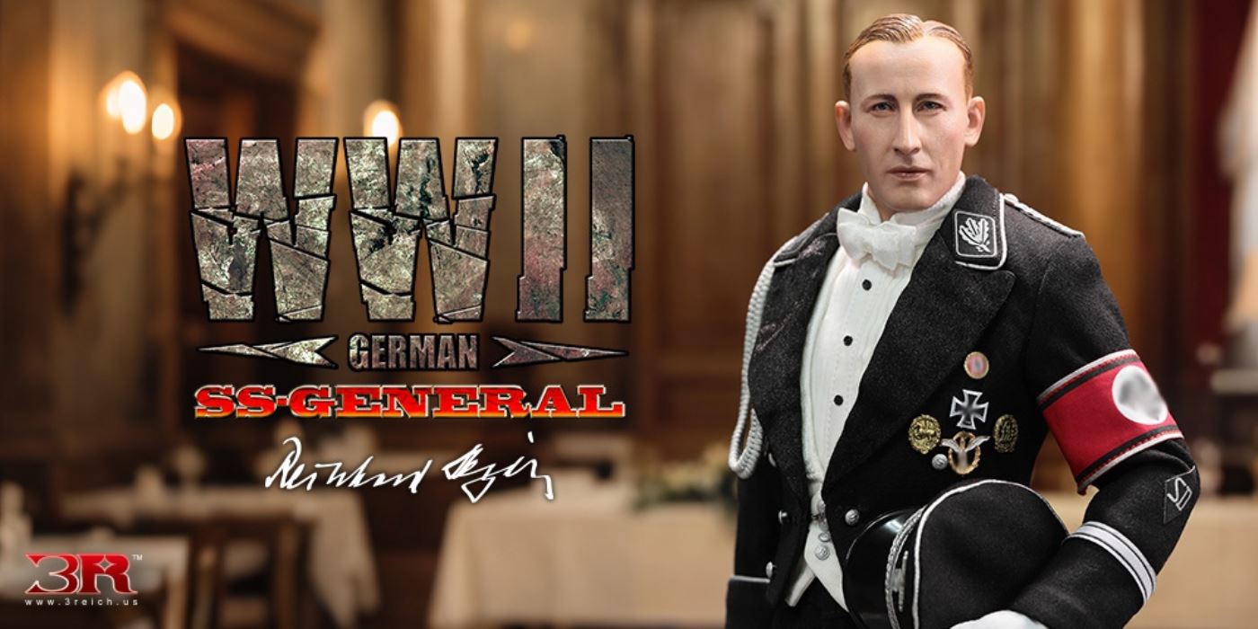 WWII German SS General Reinhard Heydrich (Black Dress Version) 1/6