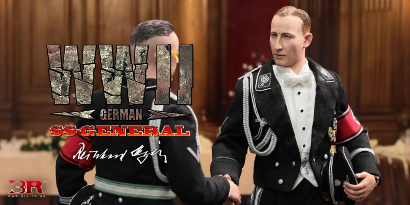 WWII German SS General Reinhard Heydrich (Black Dress Version) 1/6