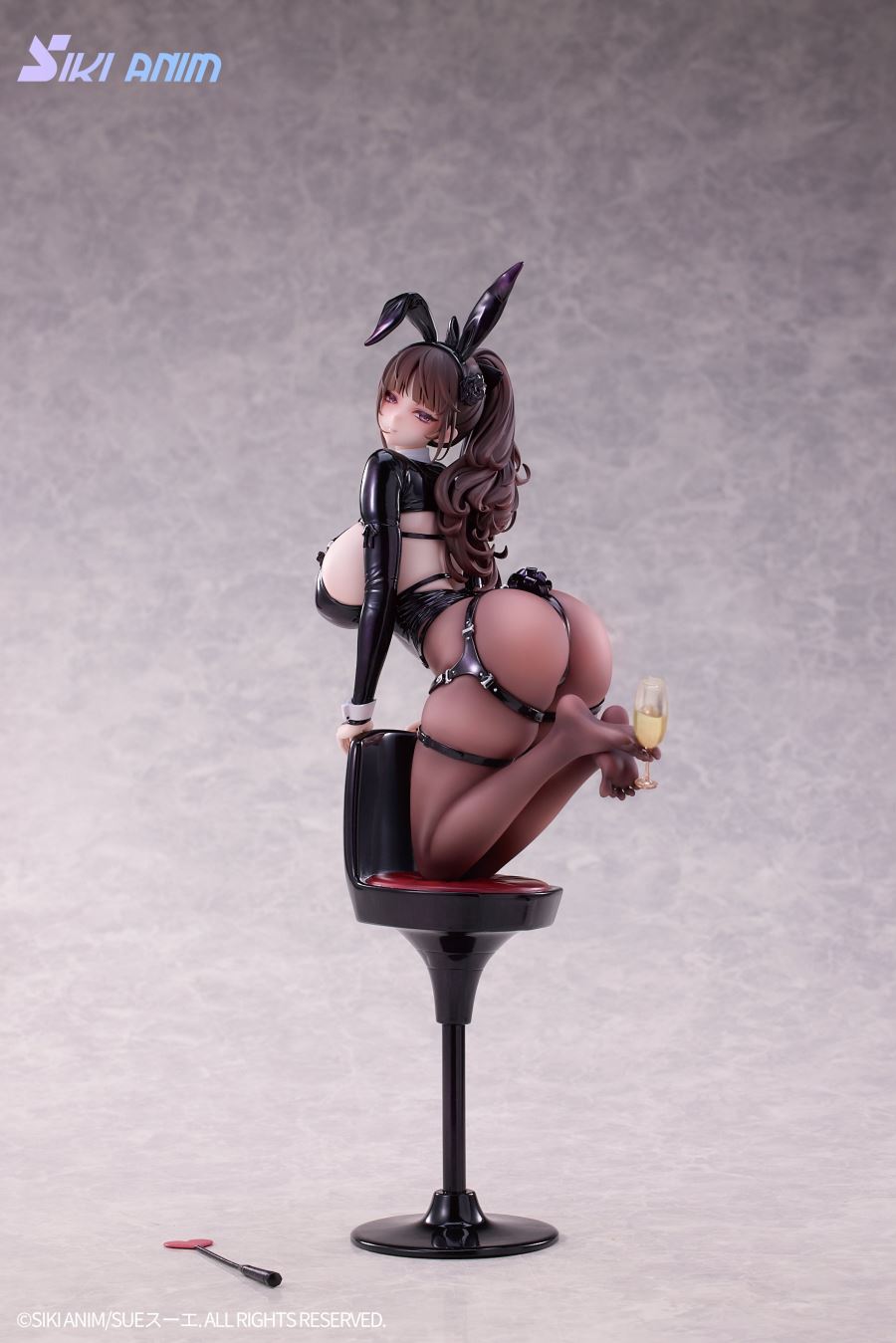 Champagne and Rose Bunny Girl Original Art: Sue Sue 1/6