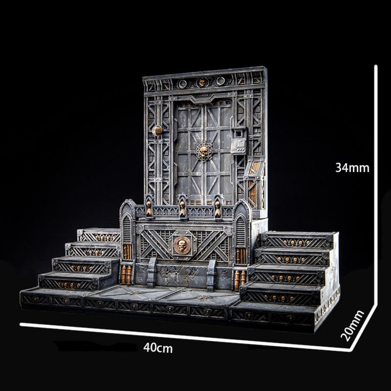Steel Cast Warhammer Brother Mountain Base (Hive City Version)