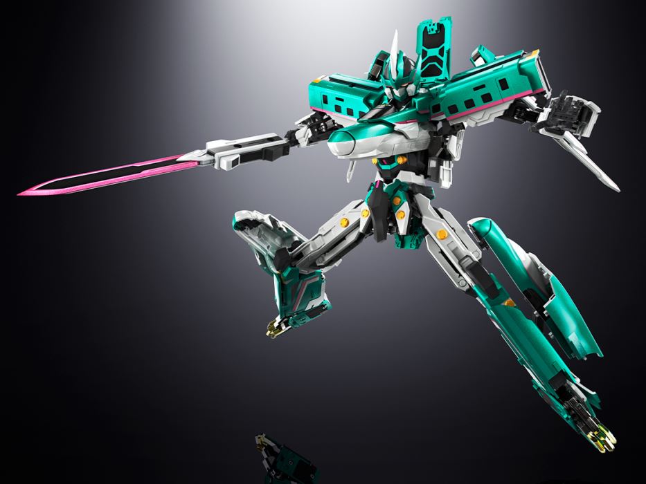 Soul of Chogokin GX-115 Shinkansen Transforming Robot Shinkalion E5 Hayabusa